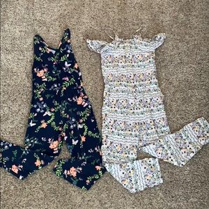 Lot of 2 Girls Rompers